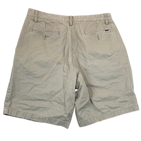 Nautica Men's Shorts 32W The Danforth 100% Cotton Khaki Casual - Picture 2 of 13